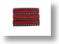 Red Leather Striped Belt Buckle