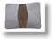 DIstressed Metallic Silver Twofold Business Leather Wallet - Front