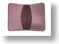 Distressed Pink Twofold Business Leather Wallet - Front