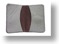 Distressed White Twofold Business Wallet - Front 