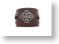 Distressed Brown Crosses Leather Bracelet - Alt